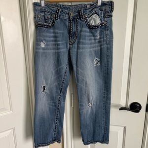Miss Me denim jeans boyfriend blue sz 29